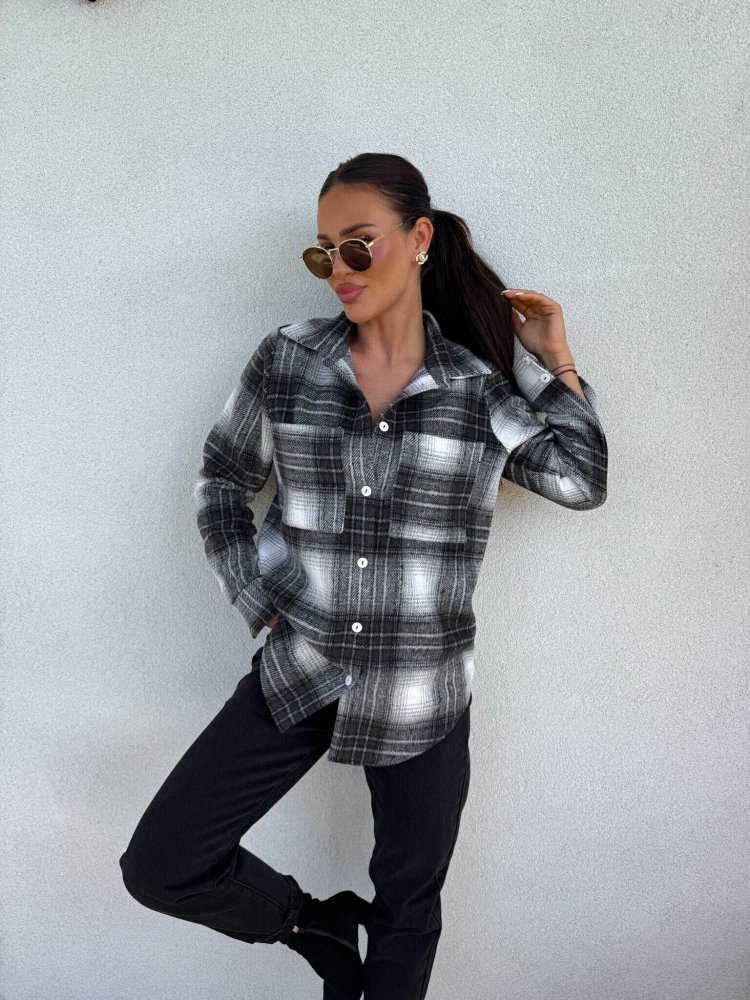 SLIM POCKET krata – czarna
