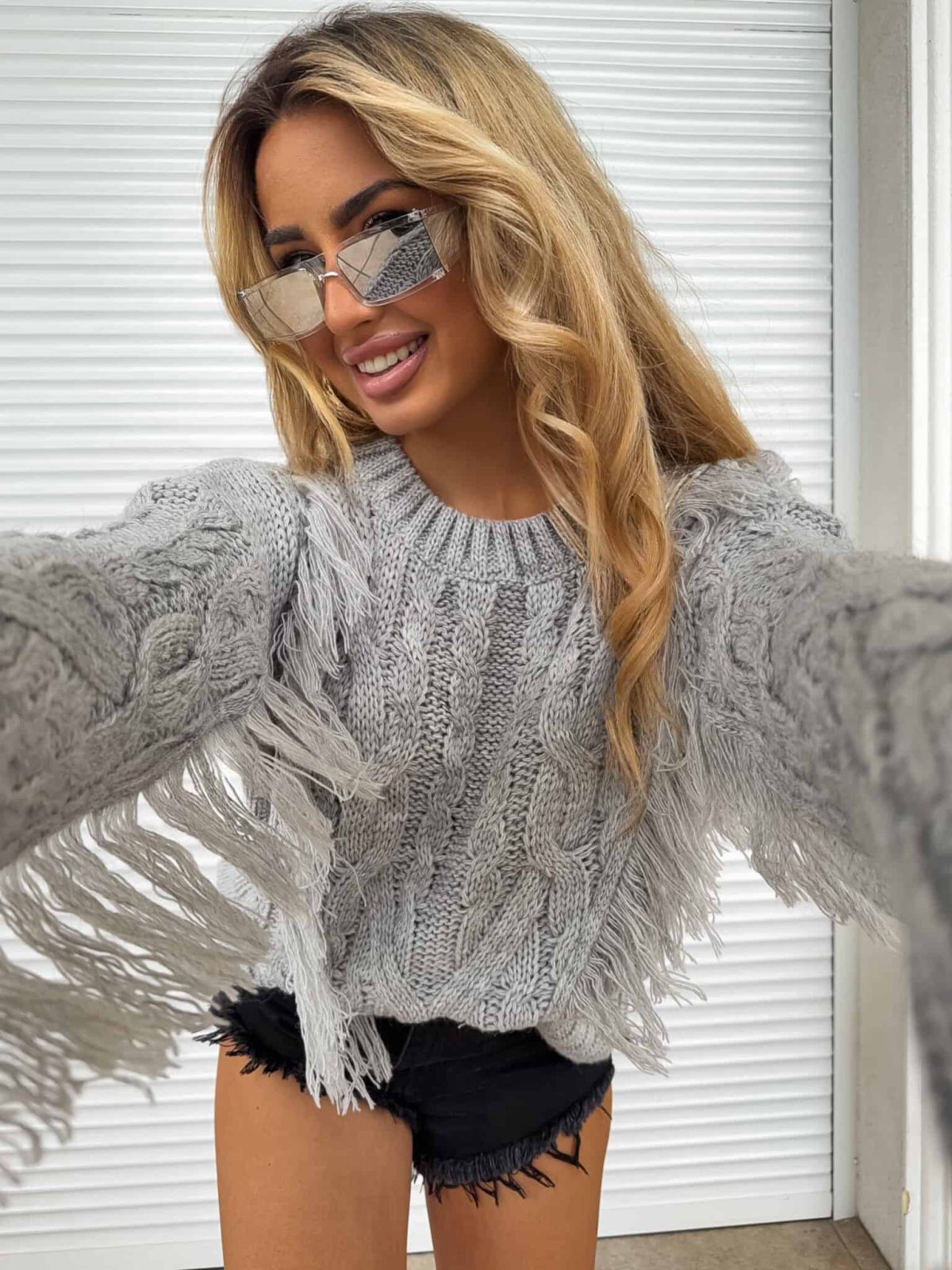Sweter INDIANA, szara