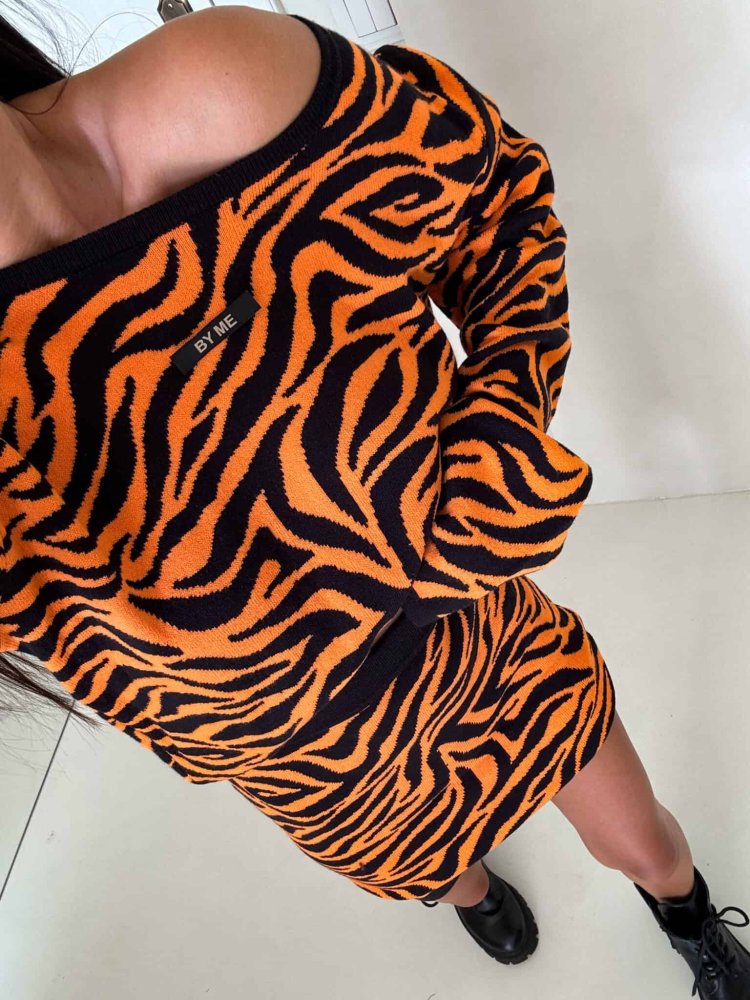 Komplet BOCCO, print zebra