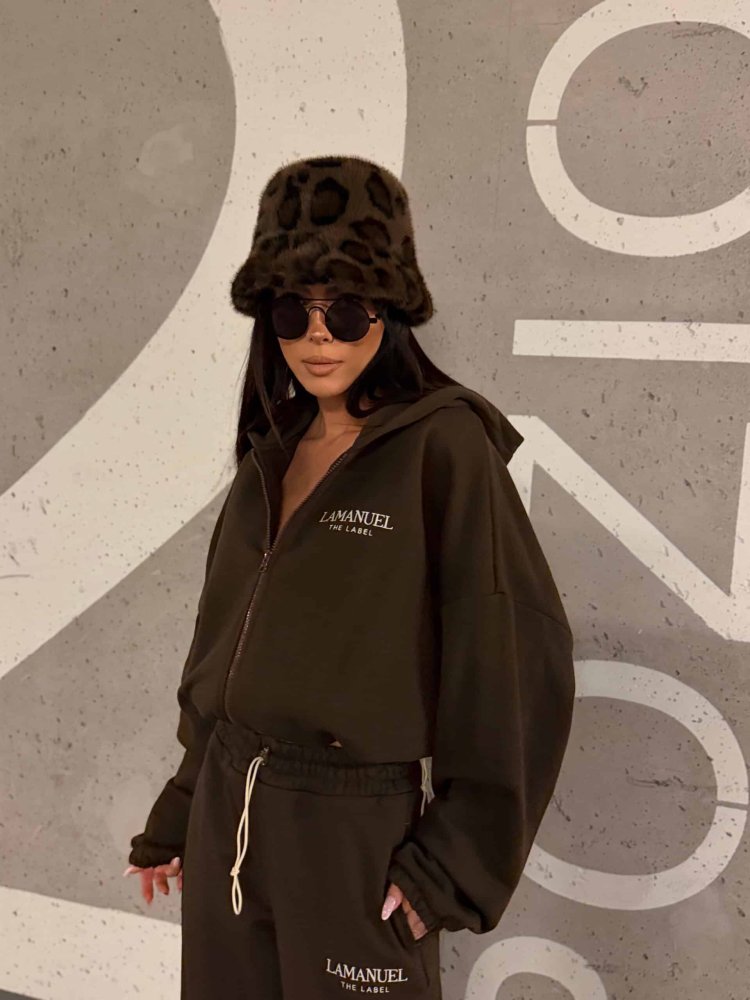 Bluza BASIC czekolada