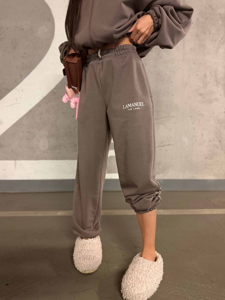 Spodnie BASIC mokka