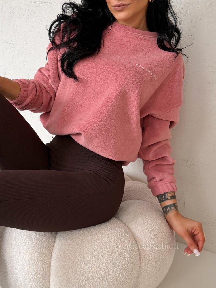 Bluza polarowa ASPEN, coral