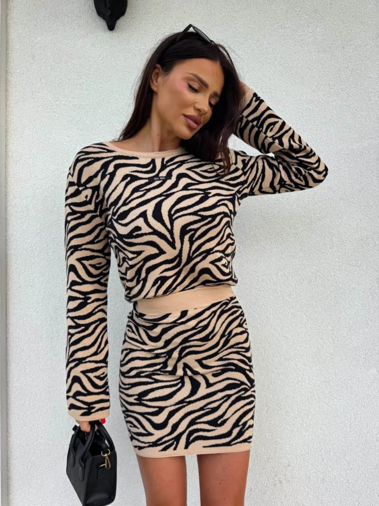 Komplet BOCCO print zebra –...