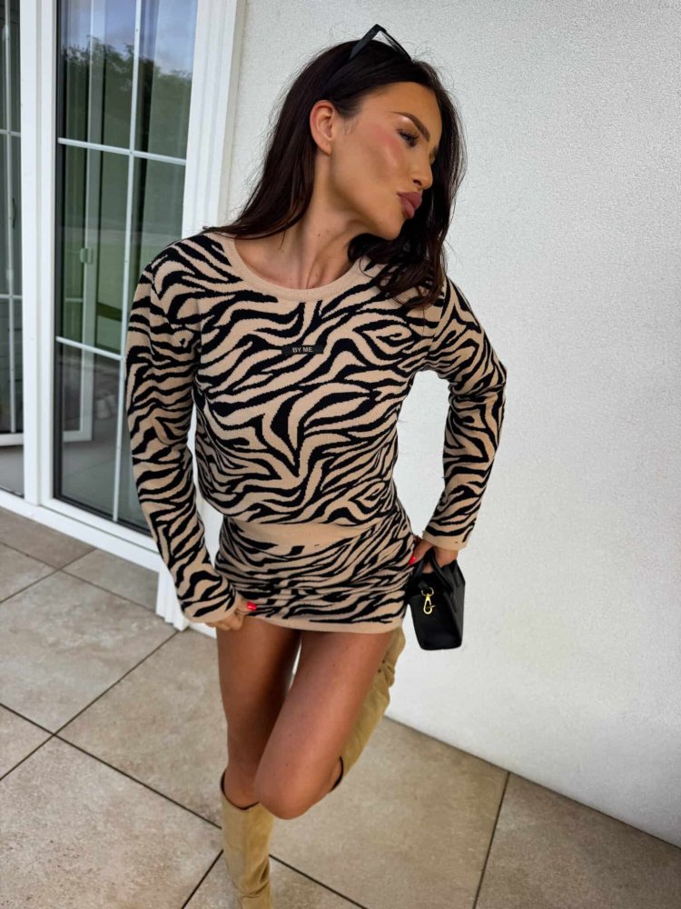 Komplet BOCCO print zebra –...