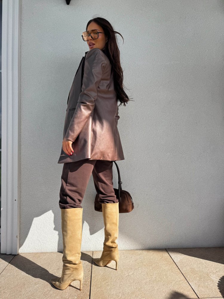 Marynarka LONG woskowana –...
