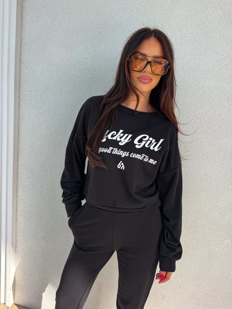 Bluza LUCKY – czarna