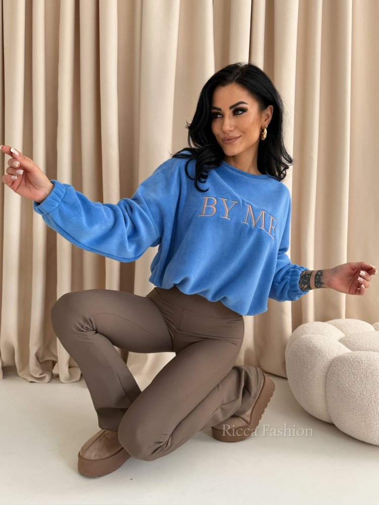 Bluza polarowa PURE – chabrowa