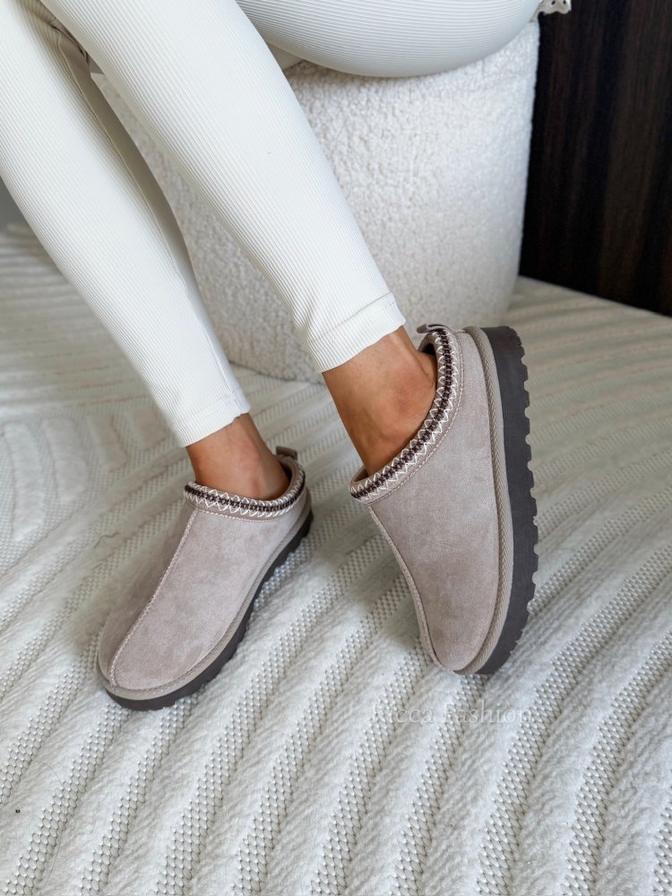 Buty mule LULU, light cappuccino