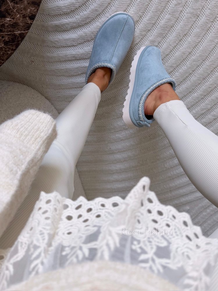 Buty mule LULU, baby blue
