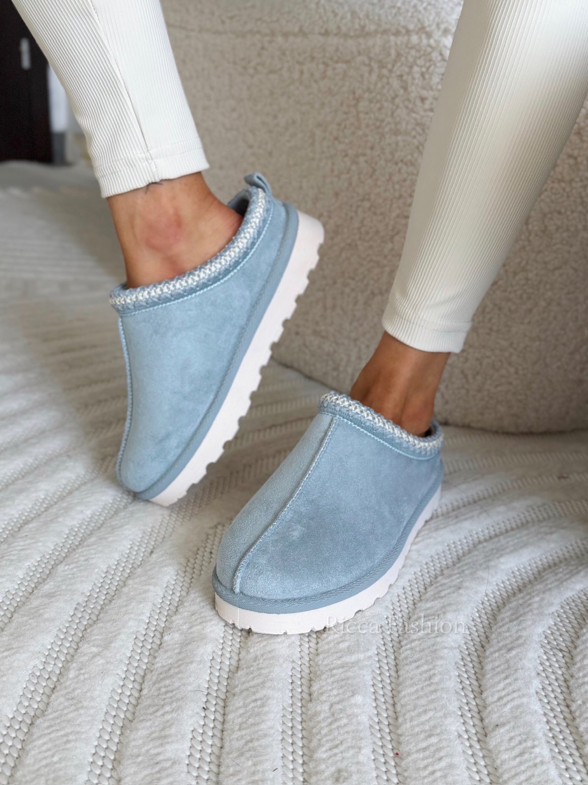 Buty mule LULU, baby blue