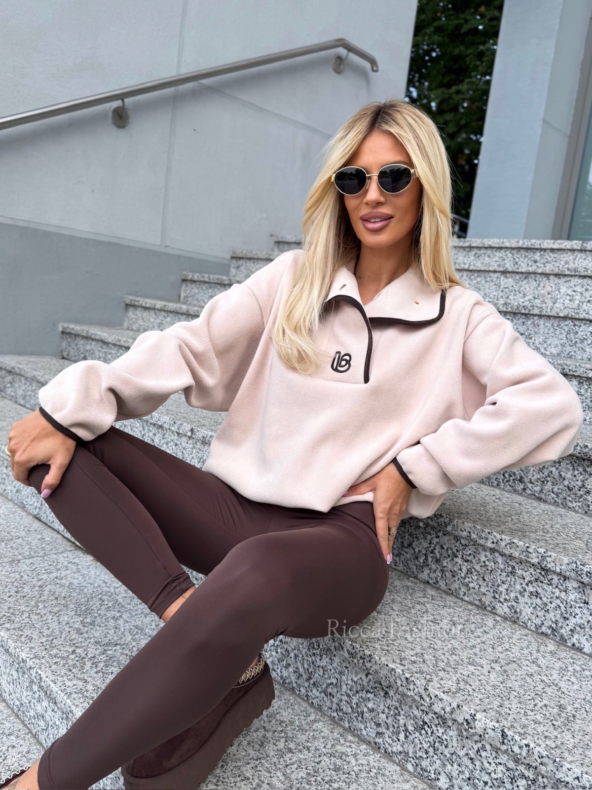 Bluza polarowa VANCOUVER- Beż