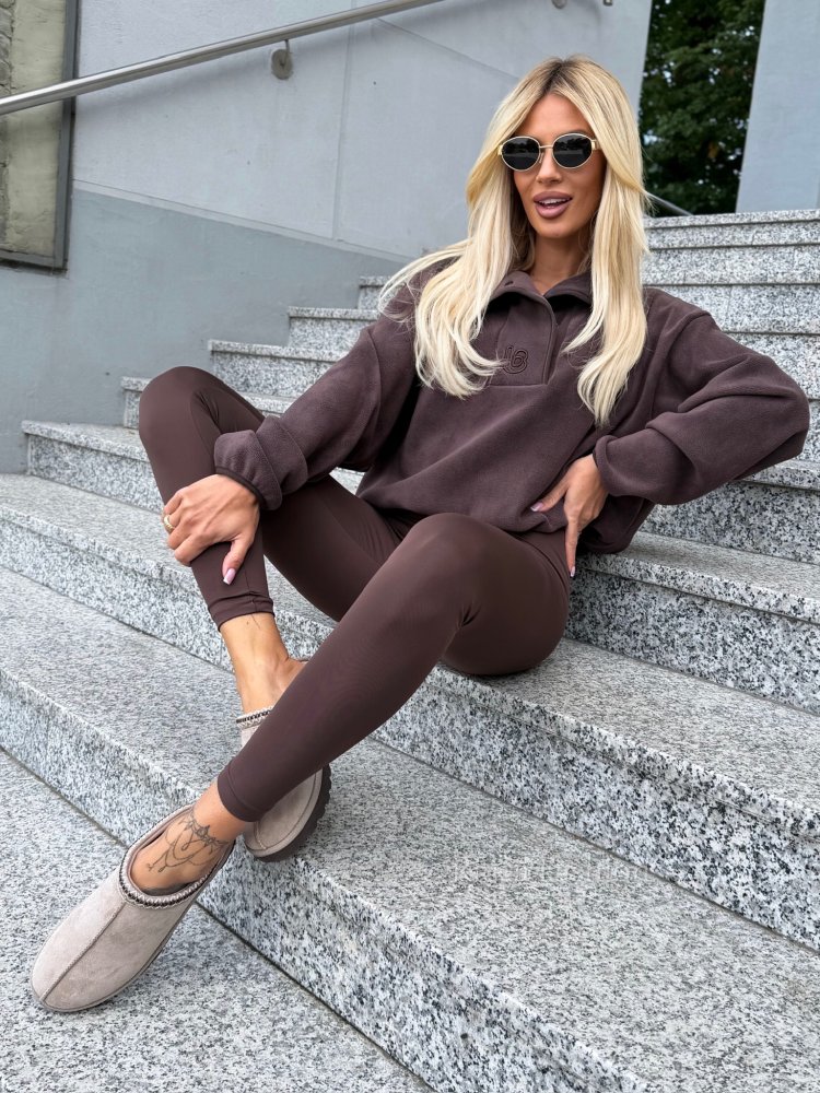 Bluza polarowa VANCOUVER- Brąz