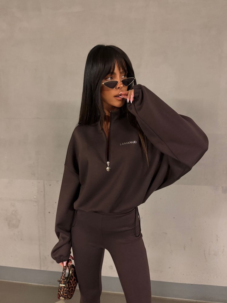 Bluza LUXE czekolada