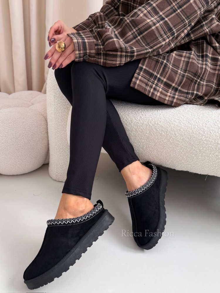 Buty mule LULU, black