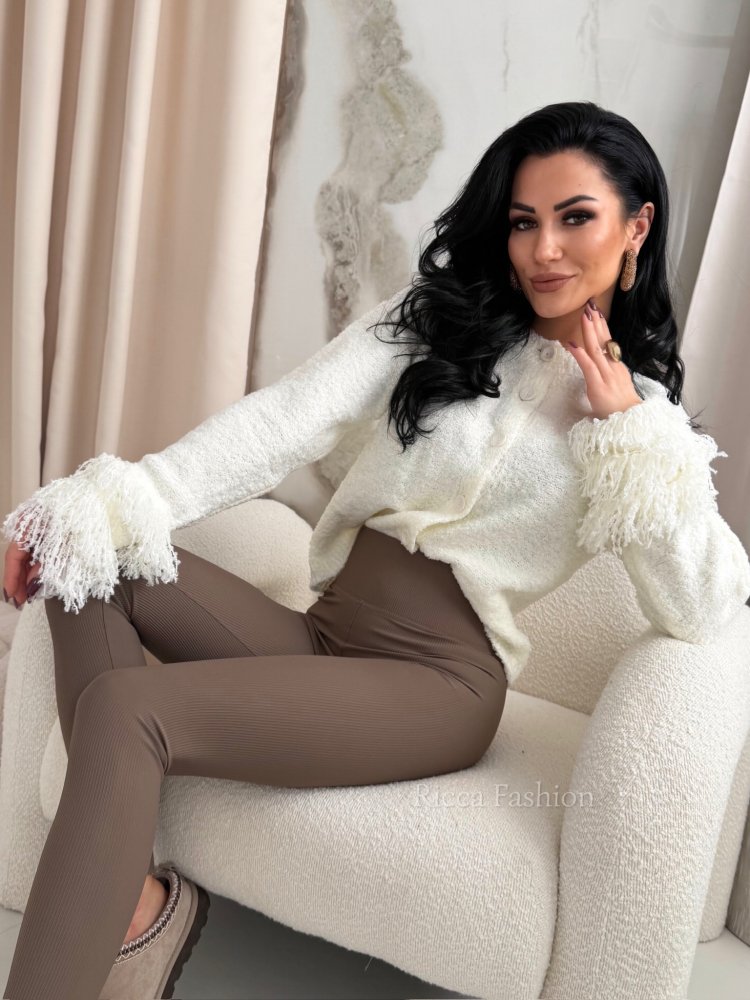 Sweter PONY – ecru