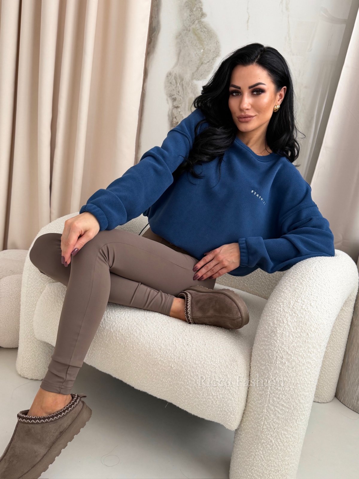 Bluza polarowa ASPEN, navy blue