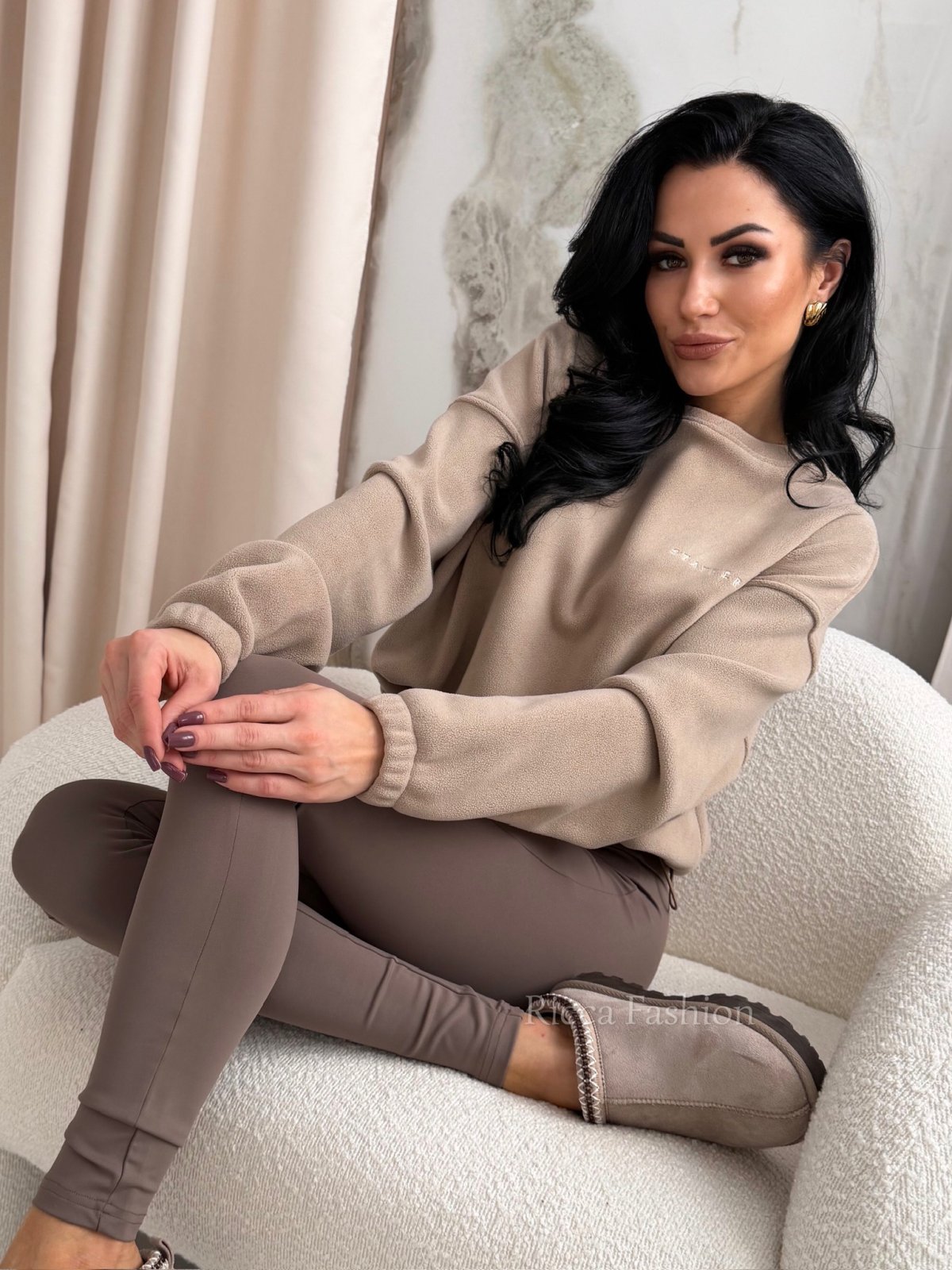Bluza polarowa ASPEN, beige