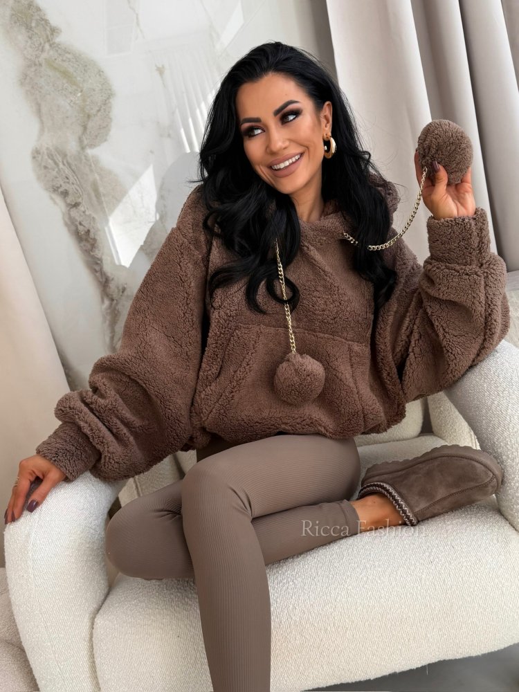 Bluza oversize polarowa...
