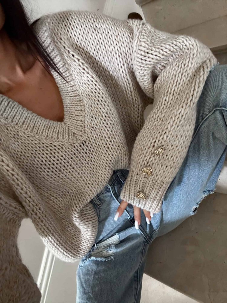 Sweter TOUS – jasny beż