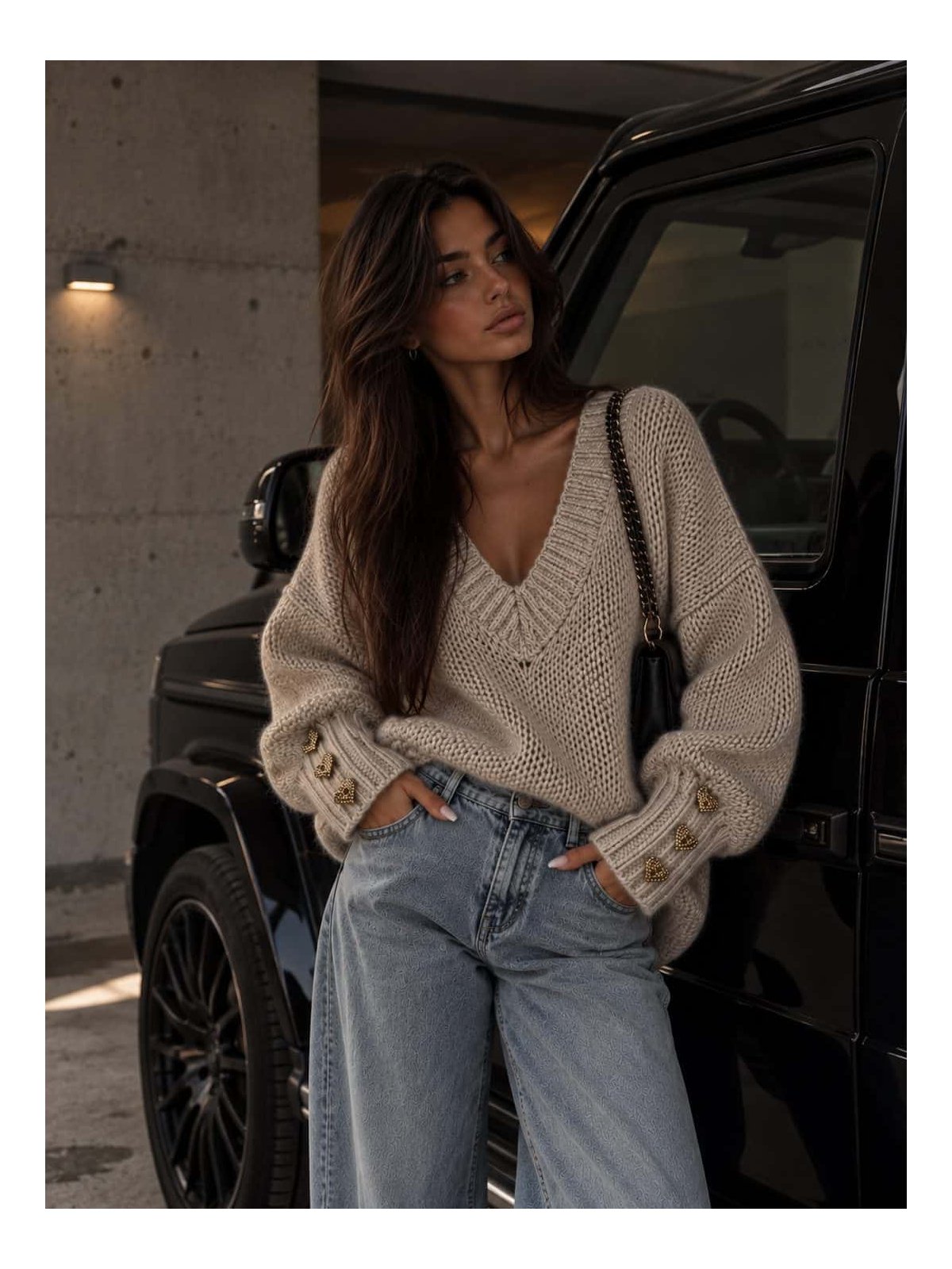 Sweter TOUS – jasny beż