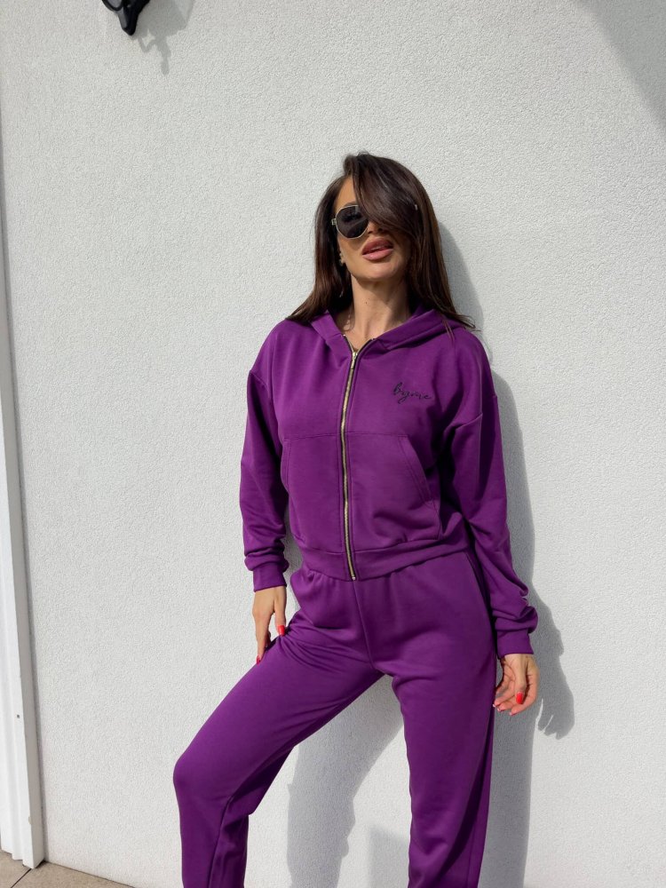 Bluza HOODIE – śliwka
