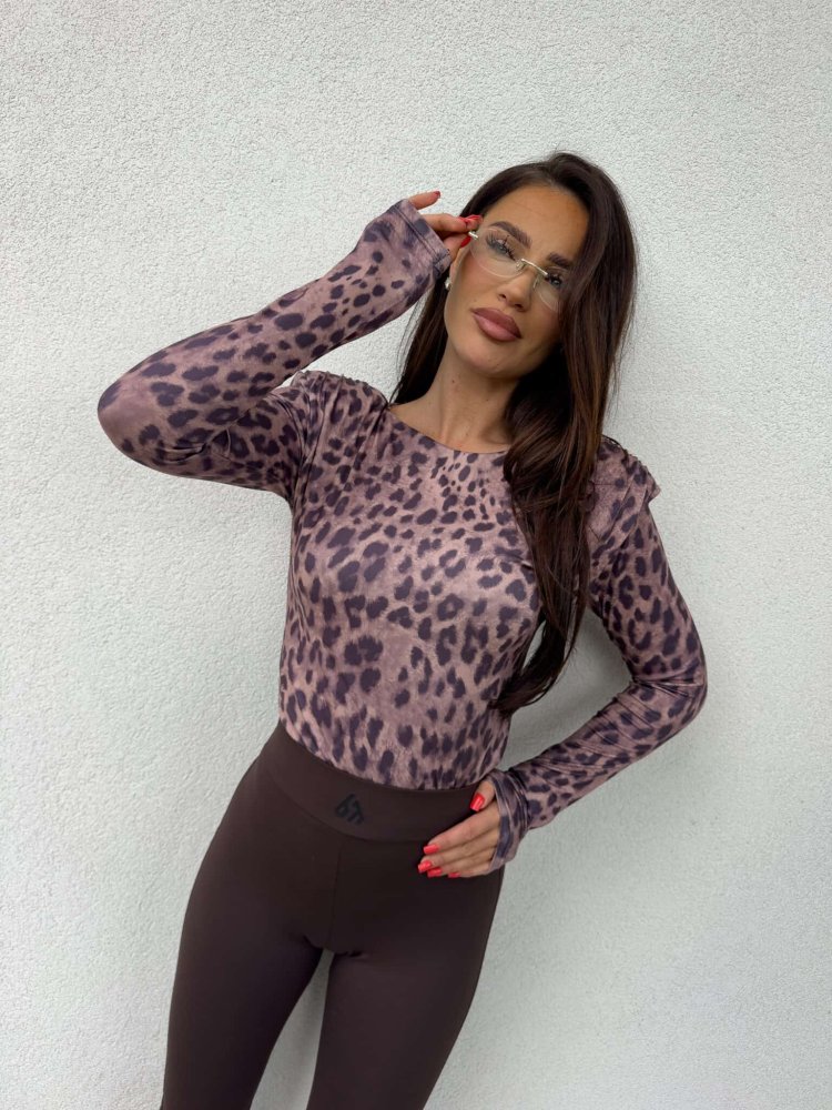 Bluzka ZOE print lampart –...