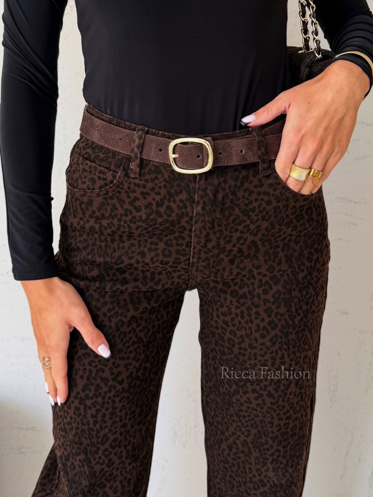 Spodnie mom fit TIGER,...
