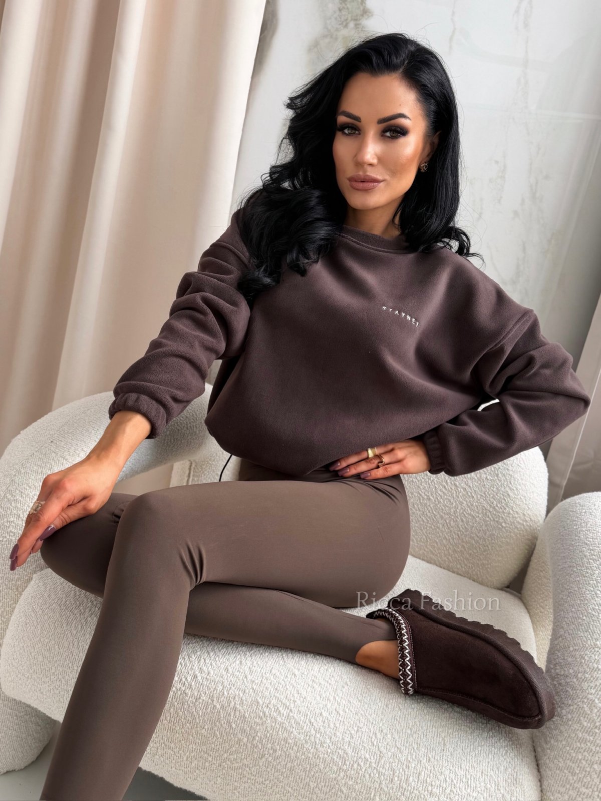 Bluza polarowa ASPEN, chocolate