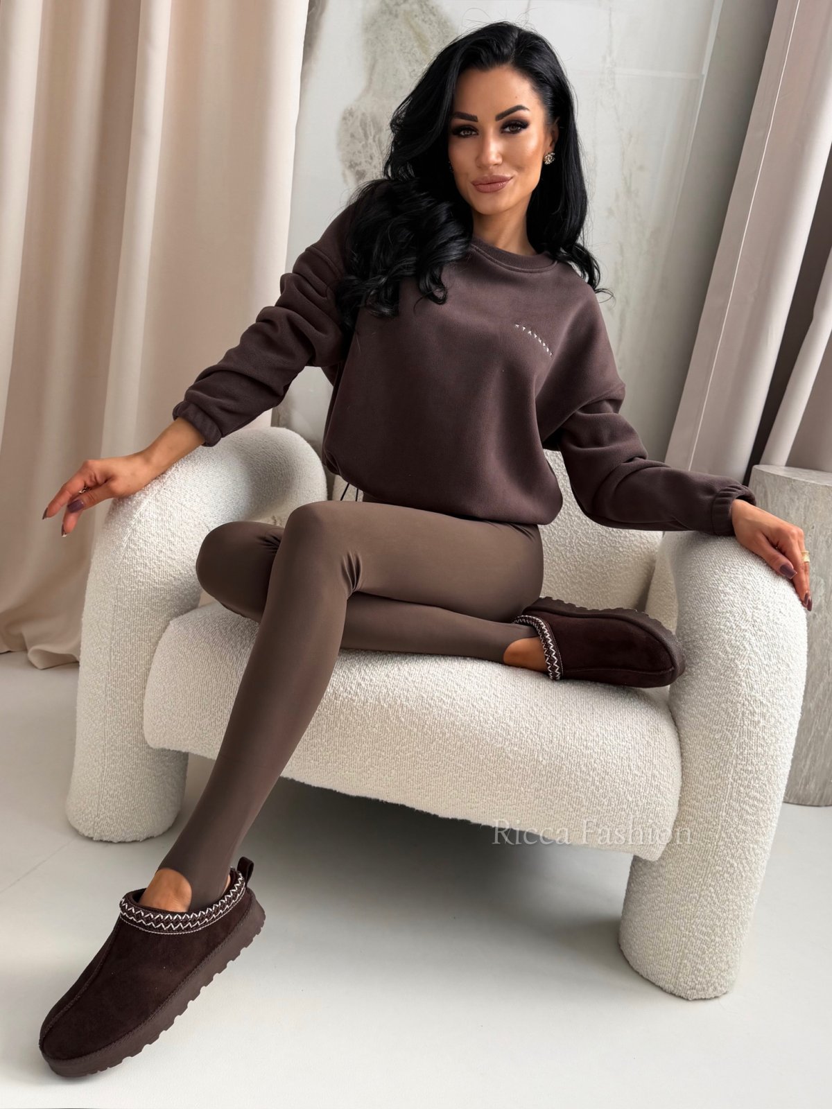 Bluza polarowa ASPEN, chocolate