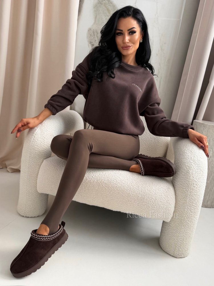 Bluza polarowa ASPEN, chocolate