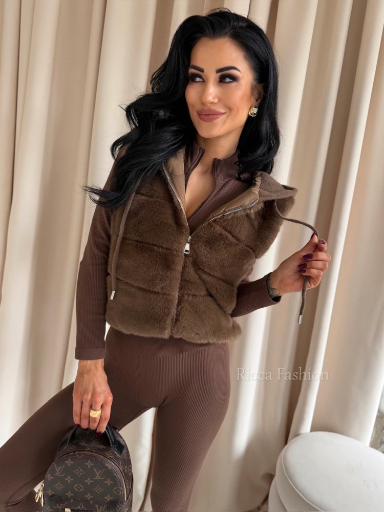 Kamizelka z kapturem FUR,...