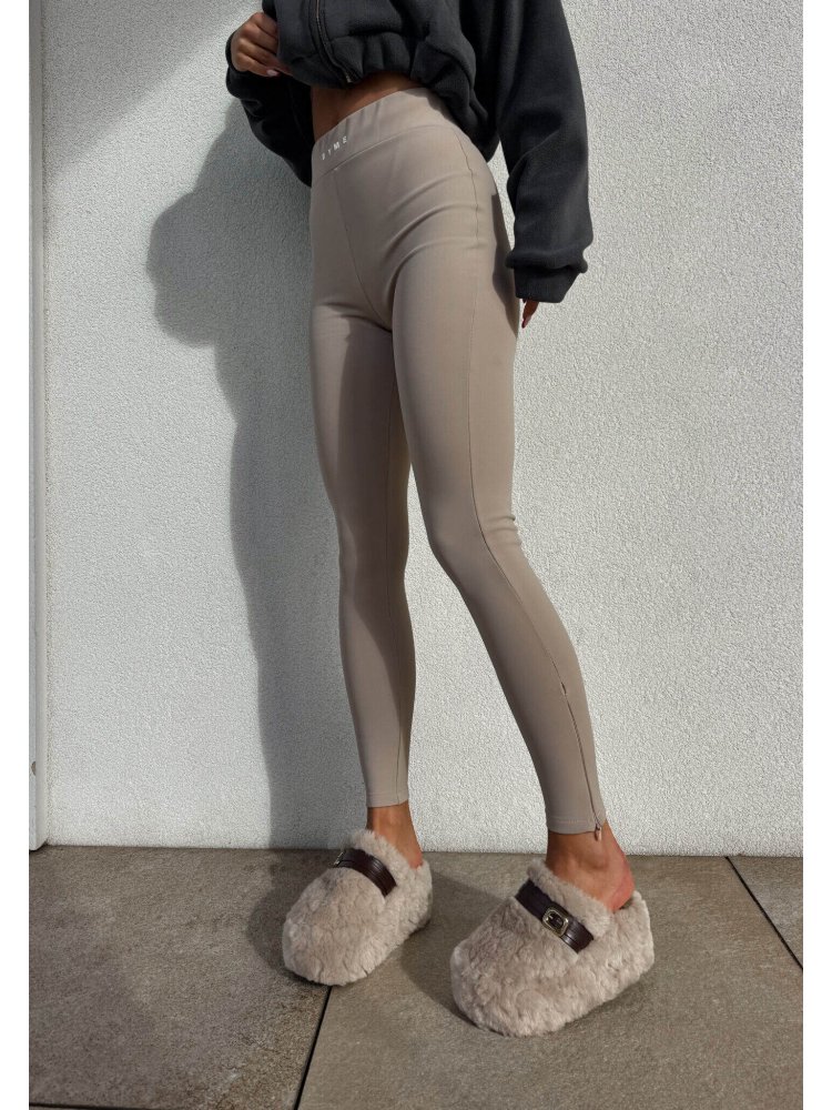 Legginsy FUZZY – beżowe