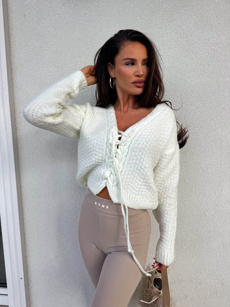 Sweter SUNNY AUTUMN – ecru