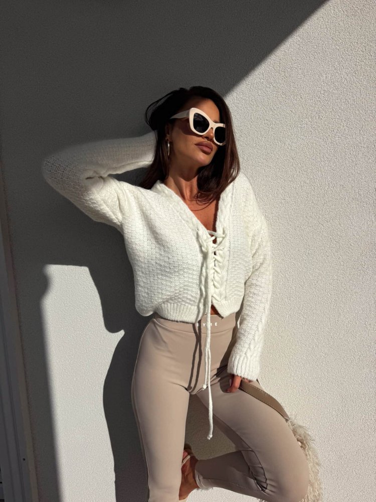 Sweter SUNNY AUTUMN – ecru