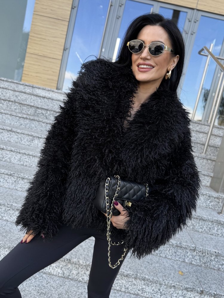 Kurtka futerko FUZZY, black