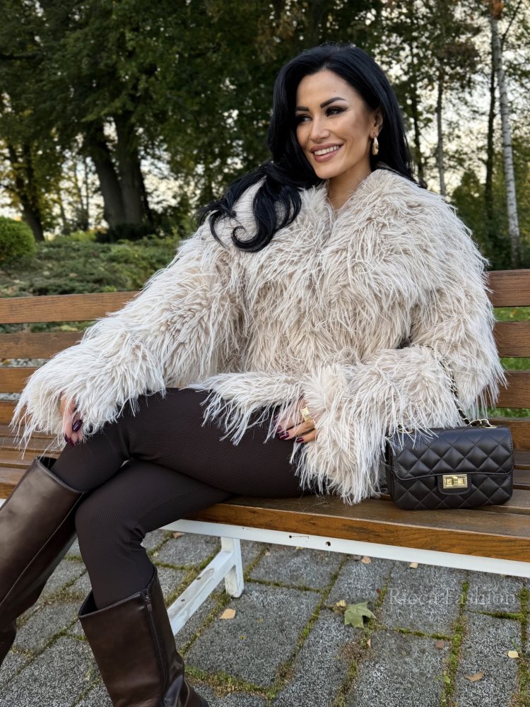 Kurtka futerko VIVIENE, beige