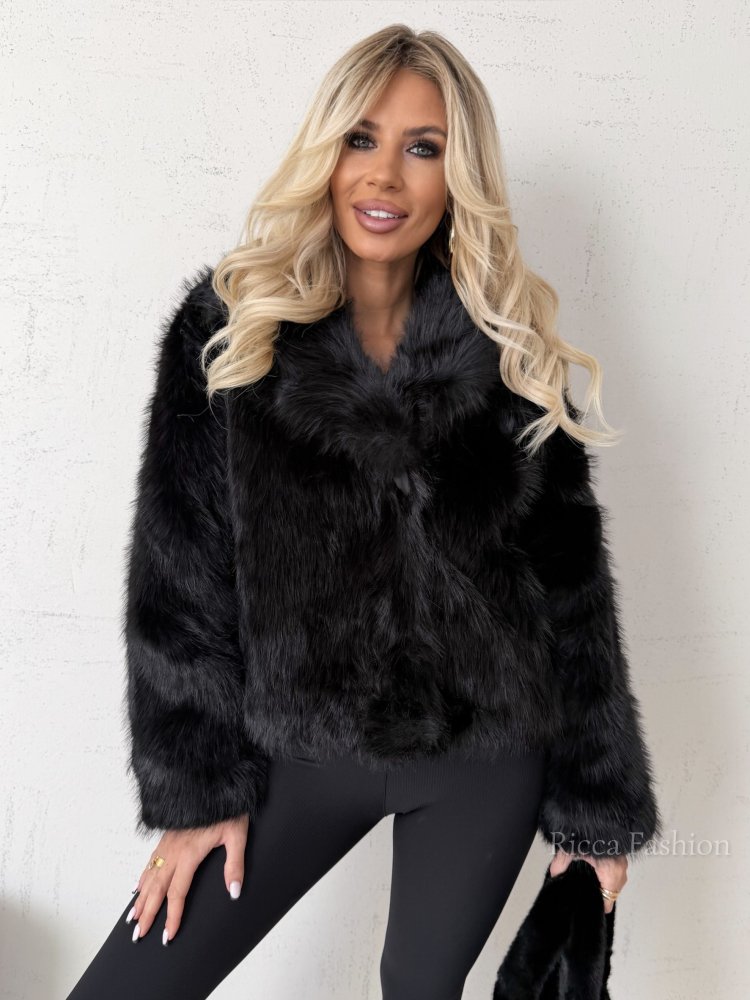 Kurtka futerko JANET, black