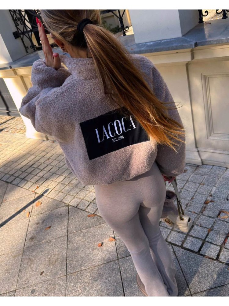 Kurtka TEDDY PUFFER, fango