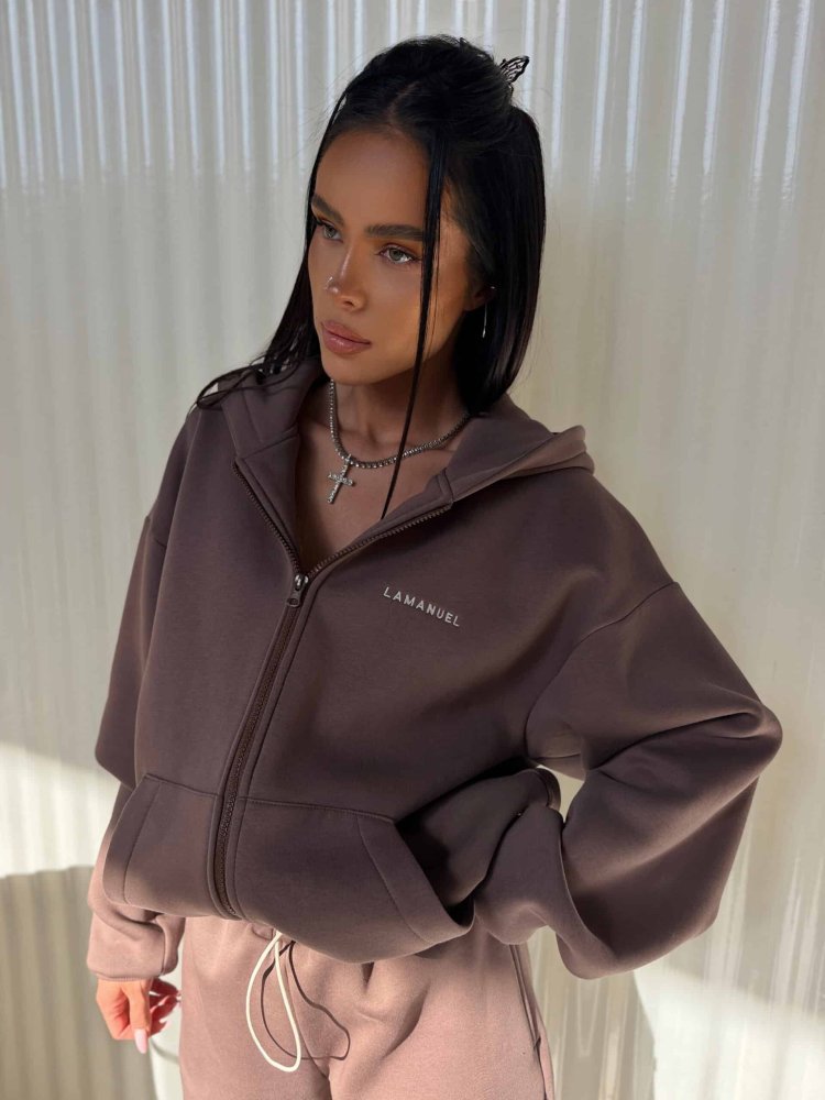 Bluza BAGGY,czekolada
