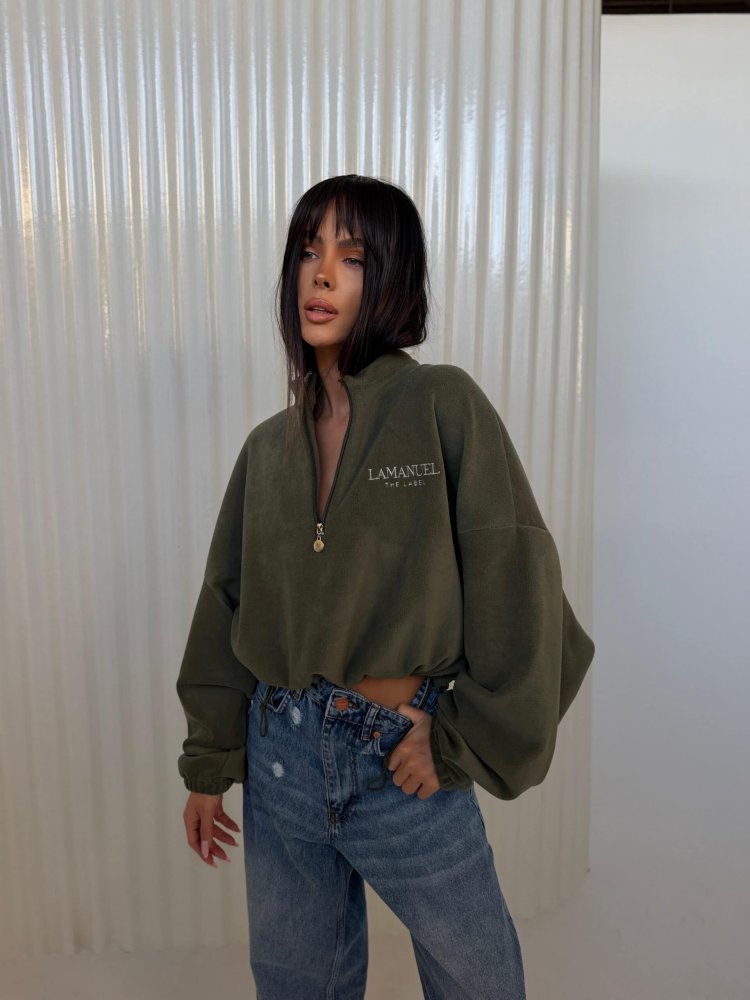 Bluza STAY WARM, khaki