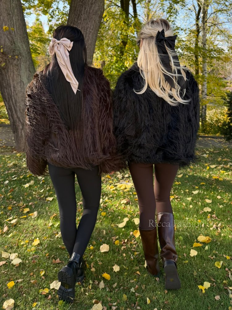 Kurtka futerko VIVIENE, black