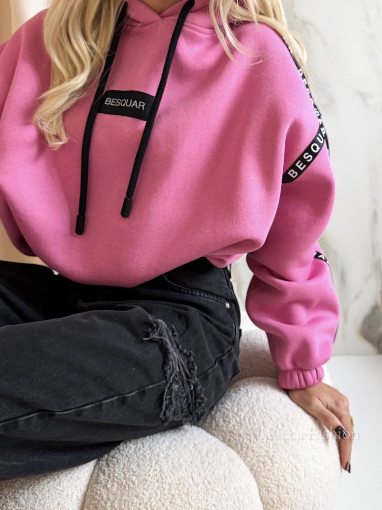 Bluza ocieplana FAME, pink