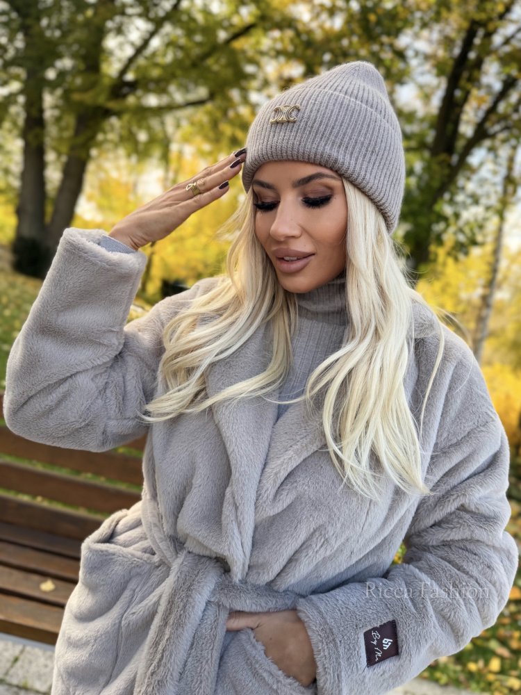 Czapka zimowa beanie z...