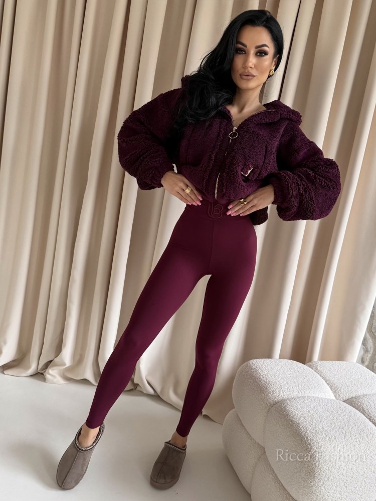 Legginsy CLASSY, wine