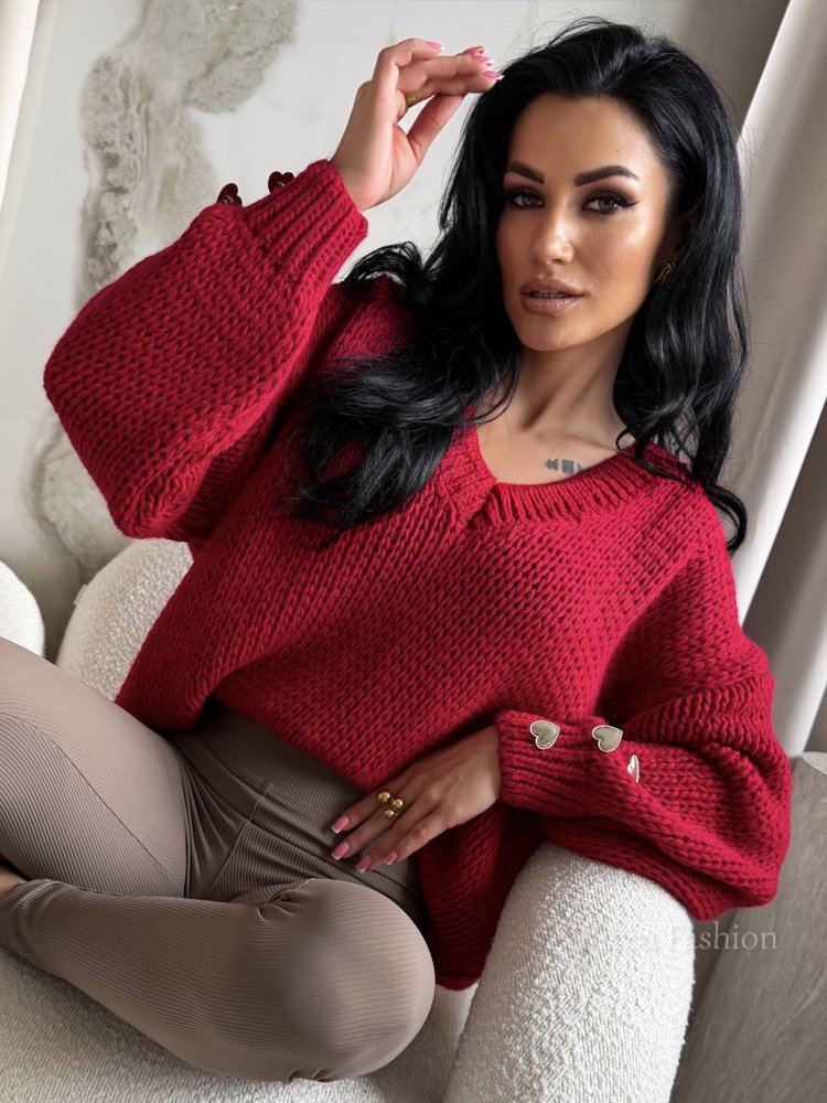 Sweter TOUS –  wino