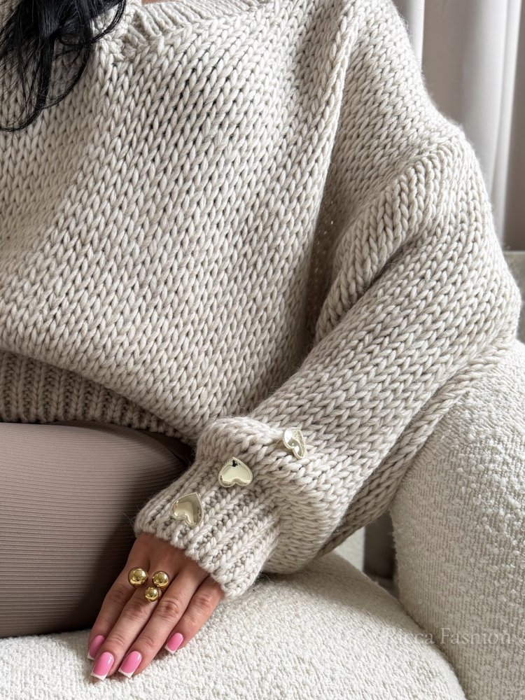 Sweter TOUS – jasny beż