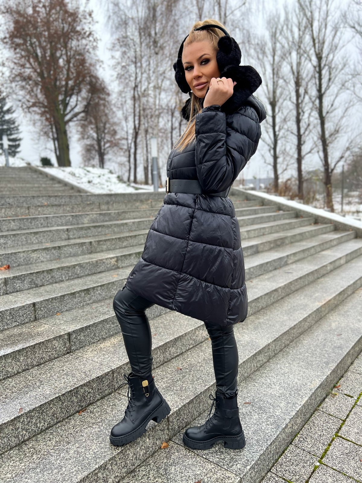 Płaszcz SIMONE, black